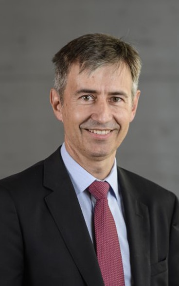 Portrait of the Swiss Ambassador in London, Markus Leitner.
