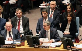 Il Consigliere federale Cassis partecipa al dibattito del Consiglio di sicurezza dell'ONU