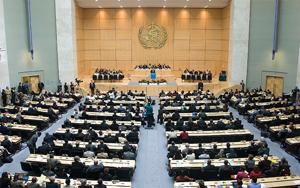 Assemblée de l'Organisation Mondiale de la Santé à Genève