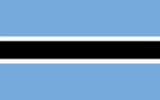 Flagge Botsuana