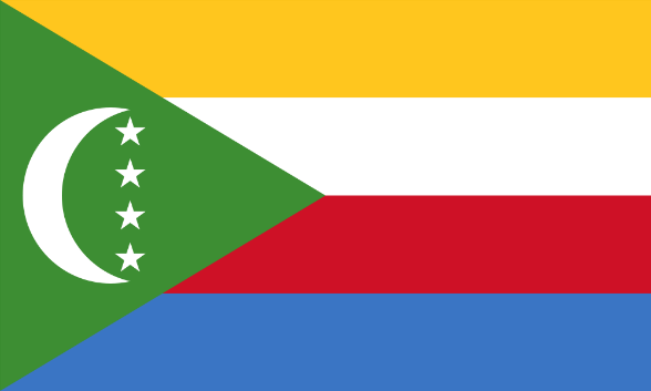 Flag Comoros