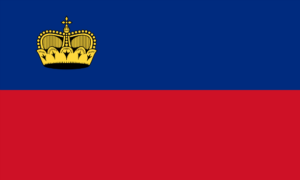 Flagge Liechtenstein