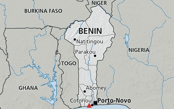 Cartina del Benin