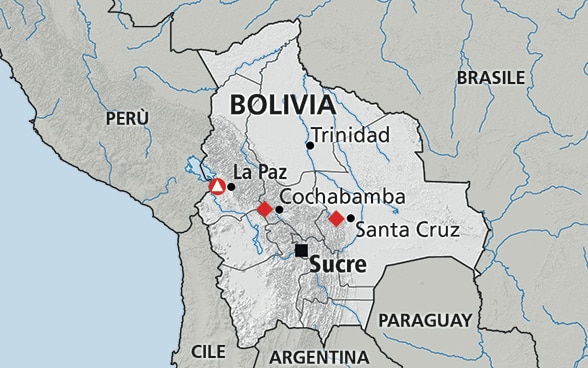 Cartina della Bolivia