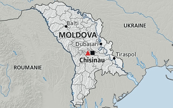 Carte de la Moldavie