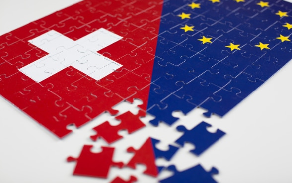 Puzzle Svizzera Unione europea