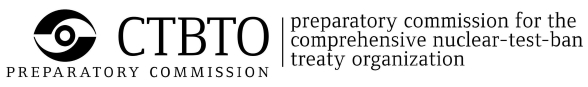 The logo of the CTBTO.