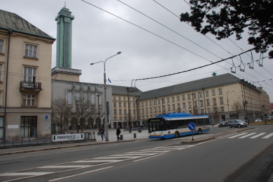Trolleybus à Ostrava