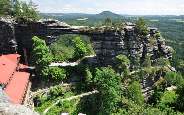 Pravčická brána, Svizzera ceca